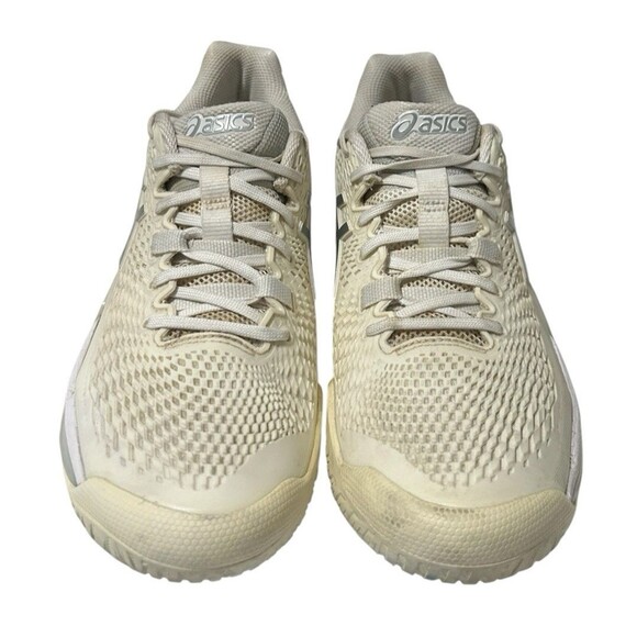 Asics Gel-Resolution 9 Women's Sz 9 Cloud White Running Sneakers 1042A208 - Picture 5 of 16